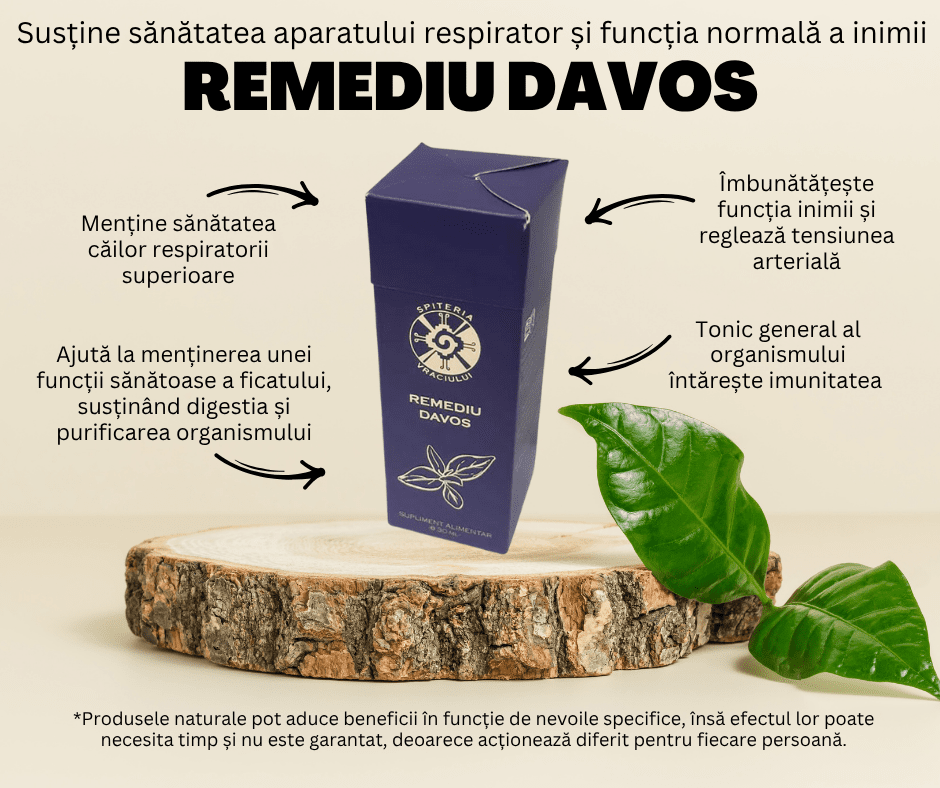 Remediu DAVOS - Aparat respirator sănătos