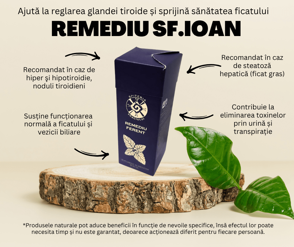 Remediu Sf. IOAN - Pentru ficat gras (steatoză hepatică)