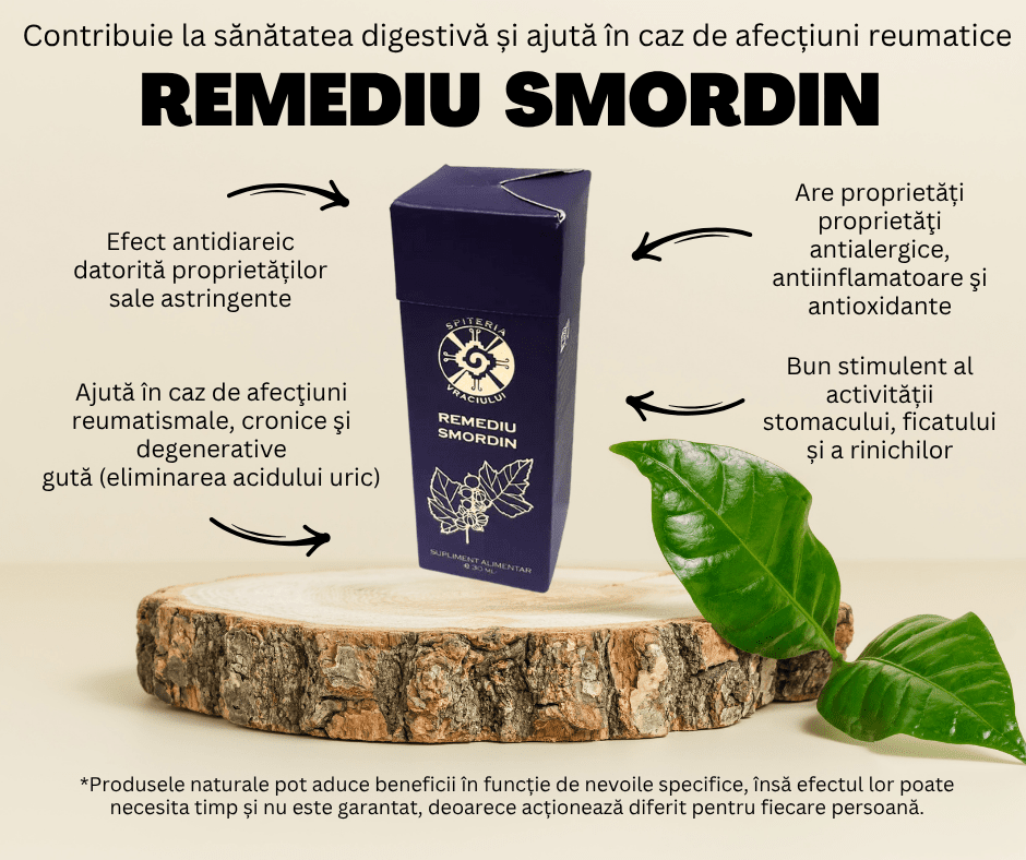 Remediu SMORDIN - Pentru afecțiuni reumatice și gută