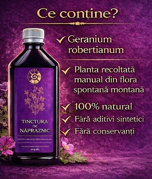 Tinctură de Năpraznic – Sănătate Feminină și Susținere Naturală | 500ml - Spiteria Vraciului