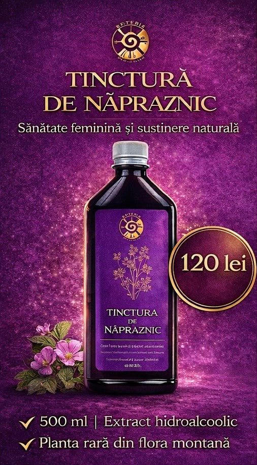Tinctură de Năpraznic – Sănătate Feminină și Susținere Naturală | 500ml - Spiteria Vraciului