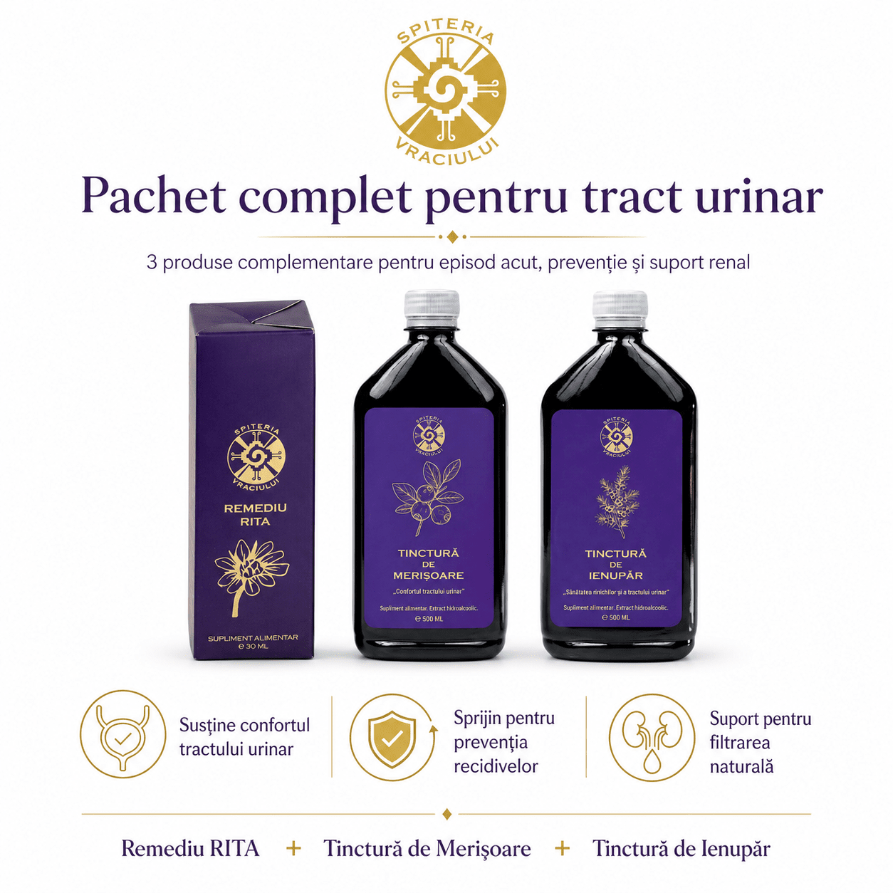 Pachet Tract Urinar - Spiteria Vraciului