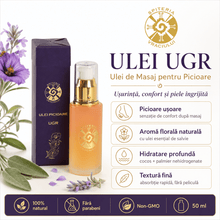 Ulei Natural Picioare Umflate, Gută și Dureri – UGR - Spiteria Vraciului