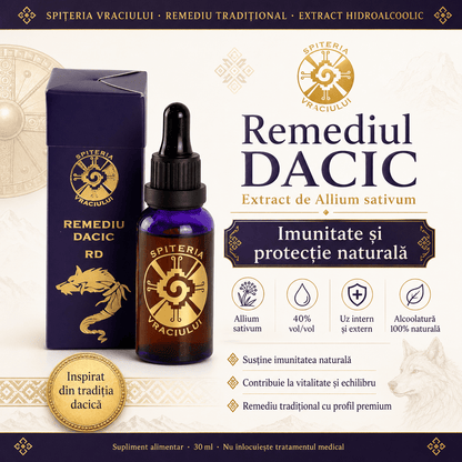 Remediu Natural Deparazitant și Antibiotic – Remediu Dacic RD | Extract de Aniu - Spiteria Vraciului