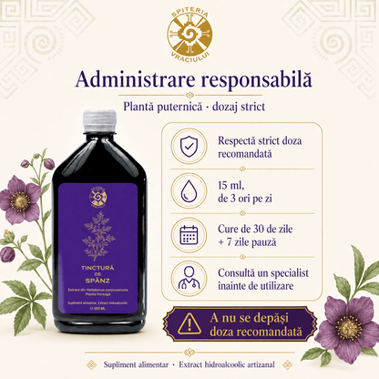 Tinctură de Spânz – Rețetă Străveche pentru Susținerea Organismului | 500ml - Spiteria Vraciului