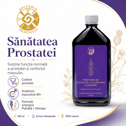 Tinctură de Pufuliță și Ghimpe – Prostată și Confort Urinar | 500ml - Spiteria Vraciului