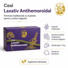 Ceai Natural Laxativ și Antihemoroidal – Tranzit Intestinal Sănătos - Spiteria Vraciului