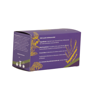 Ceai Natural Laxativ și Antihemoroidal – Tranzit Intestinal Sănătos - Spiteria Vraciului