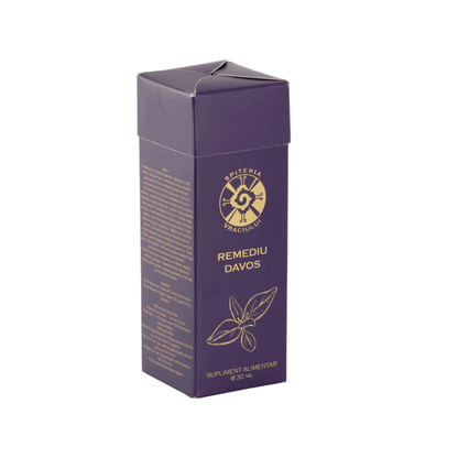 Remediu Natural Tuse și Dureri de Gât – DAVOS Antiinflamator | 30ml - Spiteria Vraciului