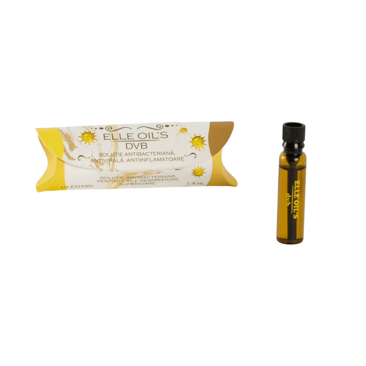 トライアルセット・サンプル ampleur Ex pure oil & SC enable oil Elle Oil's DVB – Antiviral Natural Românesc | Spițeria Vraciului